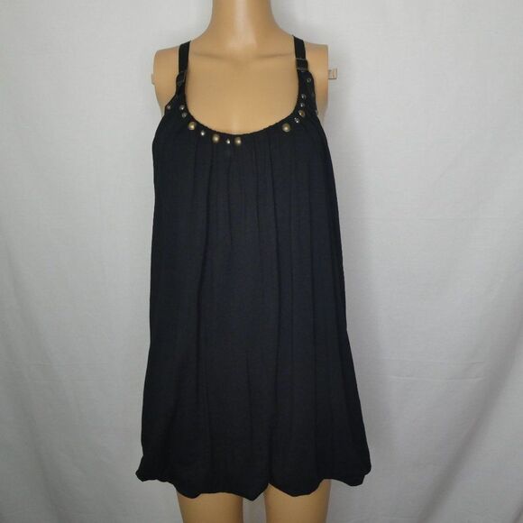 Cynthia Steffe Studded Buckle Strap Swing Tank Top - Picture 1 of 13